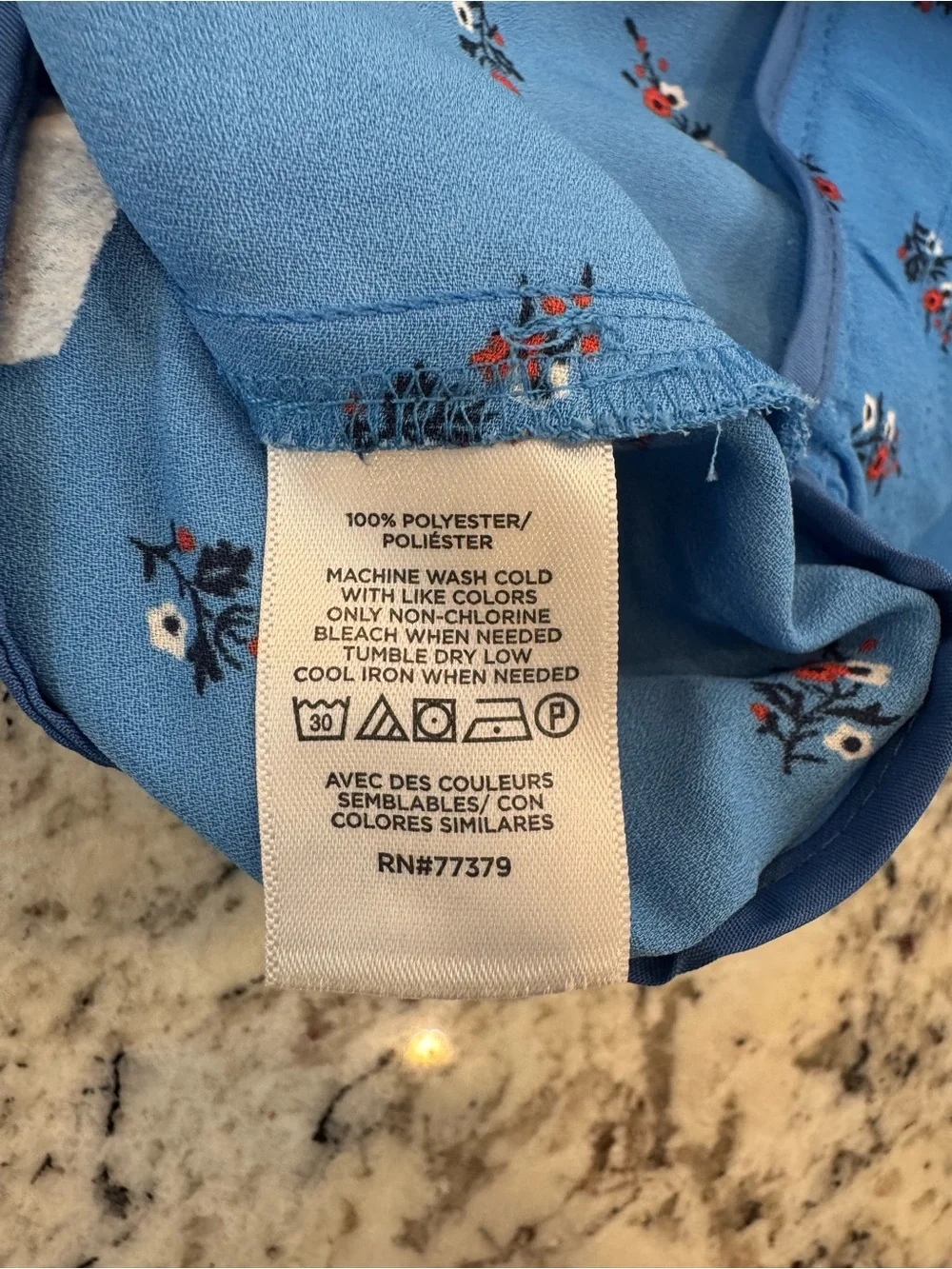 Ann Taylor Factory Blue Floral Tie Waist Wide Leg Crop Pants XS Boho Culottes - Picture 5 of 8